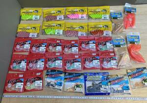 Nヌヌア釣具店95/Gary YAMAMOTO Custom Baits ECO GEAR POWER WORM TICT まとめて大量 ティクト ゲーリーヤマモト エコギア 長期保管品