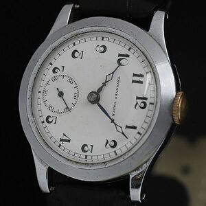 1円 稼働 良品 タバン 手巻き 白文字盤 スモセコ ラウンド レディース腕時計 TCY8831000 6TOY