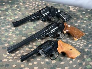 複数メーカー　樹脂製　モデルガン　M29 LAWMAN　357マグナム　MGC　コクサイ　中古品　傷　汚れ　ヒビ　あり　リボルバー　