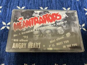 新品未使用品 The Meantraitors - Angry Heart サイコビリー ロカビリー ネオロカ カセットテープ ロシア