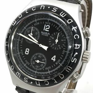 Swatch スウォッチ IRONY アイロニー HIGH TAIL ハイテール 腕時計 YCS1000 クオーツ コレクション クロノグラフ 電池交換済 動作確認済