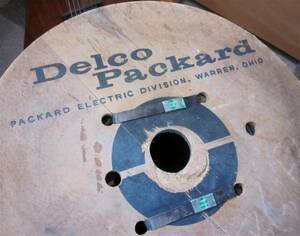 #152 スピーカーに最高★Delco Packard 極太撚り線★GND用 2m