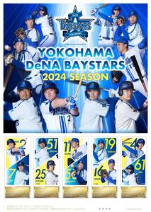 未開封新品/神奈川横浜市県限定/横浜DeNAベイスターズフレーム切手セット「YOKOHAMA DeNA BAYSTARS 2024 SEASON」84円記念切手コレクション