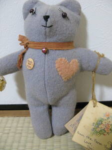 タタードラビット　ベアー　クマ　the TAtteRed RAbbit FARM toni celebrates 378years of doll making 1967-2004 