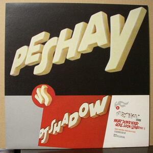 WHAT DJ SHADOW VS. PESHAY & DJ DIE/DOES YOUR SOUL LOOK LIKE/UK盤/中古12インチ!! 商品管理番号：32628