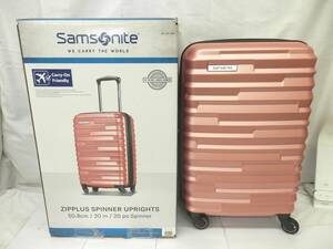 ●【展示品】Samsonite サムソナイト ZIPPLUS SPINNER 56/20 ジッププラス スピナー (ローズゴールド) 機内持ち込みサイズ