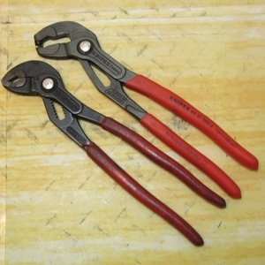 【中古品】▼KNIPEX Cobra　クニペックス コブラ　ウォーターポンププライヤー　2本セット