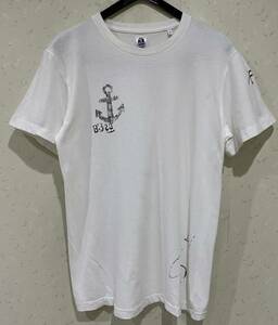 ＊ハリウッドランチマーケット HR MARKET 聖林公司 プリント 半袖Tシャツ トップス 日本製 2/M　　　　 BJBA.E