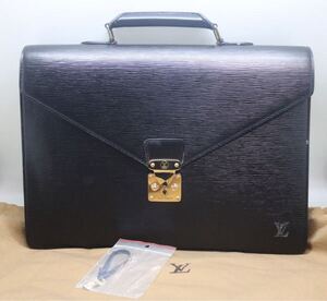 ルイヴィトン/LOUIS VUITTON/セルヴィエット・コンセイユ/エピ/M54422/書類鞄/ビジネスバッグ/ブリーフケース/ブラック