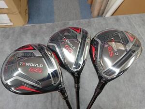 HONMA ホンマ ツアーワールド GS FW 3W 15° & 5W 18° & 7W 21° 3本セット 純正カーボン SPEEDTUNED 48 (R) 日本仕様 カバー無 未使用品