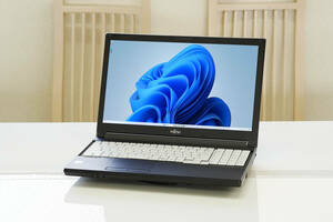 ■ 高性能PC / 秒速起動 / Fujitsu Lifebook A747 /Core i3 7130U メモリ 8GB SSD 512GB / HDMI / DVD / Window11 Office2021■ 