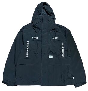 本物 未使用品 21ss WTAPS 21SS WTAPS 211BRDT-JKM02 SHERPA JACKET NYLON.TAFFETA ダブルタップス シェルパ ジャケット 黒 １