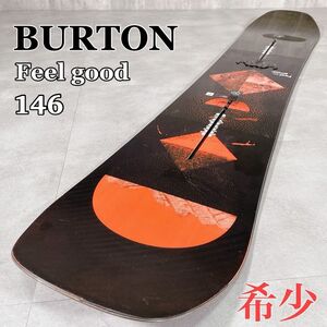 Y505 BURTON Feel good 146 スノーボード 板 The Channel ダブルキャンバー 単品