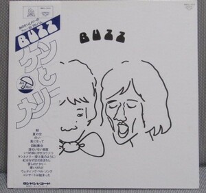 帯付LP◇BUZZ - ケンとメリー（ファースト）日産スカイラインCM曲収録（荒井由実,高橋幸宏,高橋信之）シティポップ/フォーク