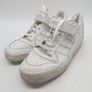 ◇ adidas アディダス FORUM LOW FY7755 ローカット スニーカー サイズ26 ホワイト メンズ E