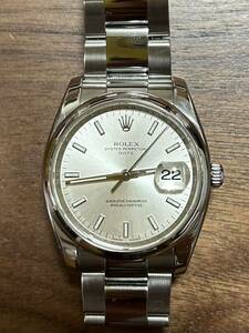 ロレックス　ROLEX 115200 オイスターパーペチュアルデイト シルバーM番（2008年頃）不動美品