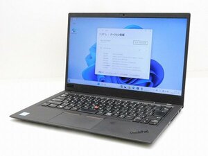 【1円スタート】Lenovo X1 Carbon 6th Gen 20KGA00SJP Core i5 8250U 1.6Ghz 8GB 128GB(SSD) 14インチ FHD (1920×1080) Windows11 Pro