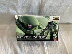 ④【中古 長期保管品 部品未開封 未組立】バンダイ ガンプラ RG 1/144 MS-06F 量産型ザク 機動戦士ガンダム