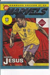 2021-22PANINI　DONRUSS　NO.18　GABRIEL JESUS　ガブリエル・ジェズス　ブラジル代表