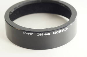 6ACA『並品』 CANON BW-58C New FD28-55mm F3.5-4.5 FD35-70mm F3.5-4.5 FD35-105mm F3.5-4.5用 キヤノン レンズフード