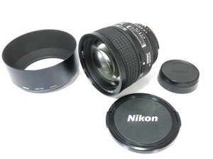 Nikon AF NIKKOR 85mm F1.4D HN-31純正メタルフード付 ニコン [管NI3861]