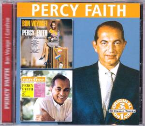 ☆PERCY FAITH(パーシー・フェイス)/Bon Voyage＆Carefree『60年＆61年の名著「イージー・リスニング」掲載の超大名盤２in１』◆廃盤＆レア