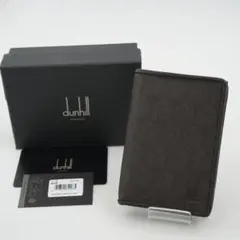 【新品・未使用】dunhill カードケース　二つ折り　ミニ　ブランドロゴ