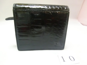 最高級本物クロコダイル革製3つ折り財布小銭入れ付き財布⑩日本製ＪＲＡ公認会社製造　新品