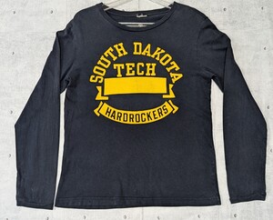 Champion サウスダコタ アーチロゴ 長袖Tシャツ ロンT チャンピオン　　地名 カレッジ HARDROCKERS クルーネック 丸首 玉10582