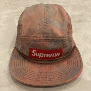 Supreme Marbled Camp Cap Purple