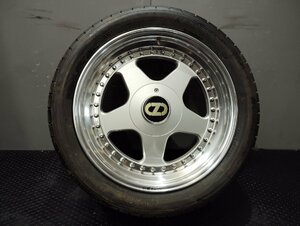 超希少【未使用新品】【ADVAN GLOBA 255/40ZR17】夏タイヤ 1本【OZ Racing フッツーラ 17インチ 7J4HPCD114.3+24】デッドストック(VTM001)