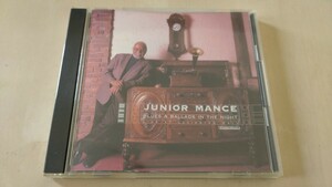 JUNIOR MANCE ジュニア・マンス『BLUES & BALLADS IN THE NIGHT／ブルース&バラード・イン・ザ・ナイト』CD