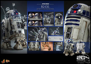 新品未開封 ホットトイズ MMS651 スター・ウォーズ Star Wars Attack of the Clones R2-D2 1/6 フィギュア (検 mms408 mms511 dx23 dx22)