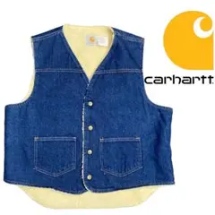 VINTAGE  80s Carhartt DENIM BOA VEST