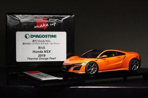 1/43 Make Up Honda NSX NC1 Orange 2019 Deagostini EIDOLON / メイクアップ ホンダ NSX オレンジ アイドロン