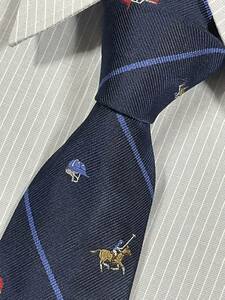 ほぼ未使用 ″POLO RALPH LAUREN″ ポロラルフローレン 細身 ポロ ストライプ 409028