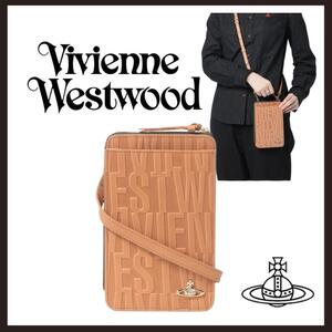 ○★新品未使用 ヴィヴィアンウエストウッド ブライダルボックス スマホショルダー ベージュ（Vivienne Westwood）○●