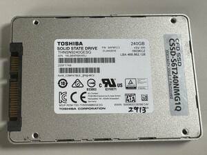 TOSHIBA SSD 240GB【動作確認済み】2913