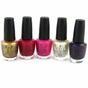 オーピーアイ ネイルエナメル 5点セット まとめて 大量 コスメ 化粧品 マニキュア レディース OPI