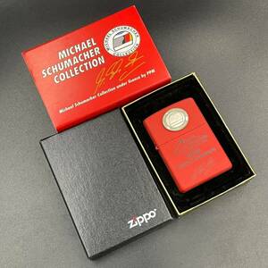 ZIPPO 2000年製 USA製 Michael Schumacher ミハエル・シューマッハ 2000 ワールドチャンピオンモデル 火花OK 着火跡なし/2439392/CDK68-6