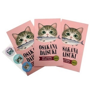 新品★フェリシモ猫部★ポチ袋★ピンク★ミニ封筒3枚セット★猫雑貨