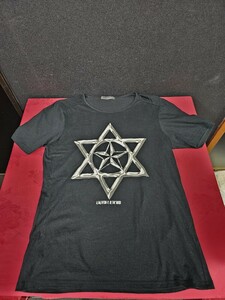 送料無料　(株)ワールド レディース Tシャツ　綿100% 　サイズ2　BOYCOTT　 ek-465p2tt