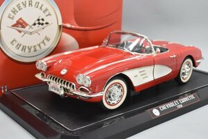 未使用 SOLIDO ソリド 1/12 Chevrolet Corvette 1958 シボレーコルベット ダイキャスト レッド スポーツカー ミニカー Hb-531G