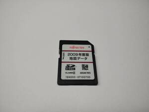  ジャンク扱い　2009年度版　FUJITSU TEN　地図データ 4GB　SDカード　SDHCカード　ナビ