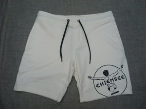 新品CHIEMSEE(キムジー)メンズスウェットショーツFUNCHAL HEK 11-4202 STAR WHITE (M)