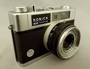 KONICA EE-MATIC Deluxe　コニカ　EEマチック デラックス ヘキサノン HEXANON 40mm F2,8　レザーケース　中古