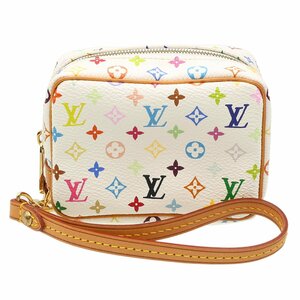 ★A2851 新同!! ルイヴィトン モノグラム マルチカラー トゥルース ワピティ ポーチ M58033 ブロン LOUIS VUITTON レディース★