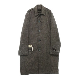 UNDERCOVER アンダーカバー 24SS soutien collar coat シームテープデザイン マルチタグ ステンカラー コート グレー UC1D4307