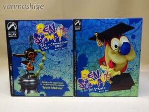 新品 レンとスティンピー 2体セット シリアルナンバー入り限定スタチュー Ren and Stimpy ニコロデオン レンアンドスティンピー