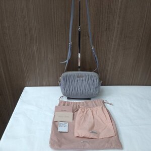 【ジャンク・１円スタート】miu miu ショルダーポーチ　5BH539　(KG西口店）